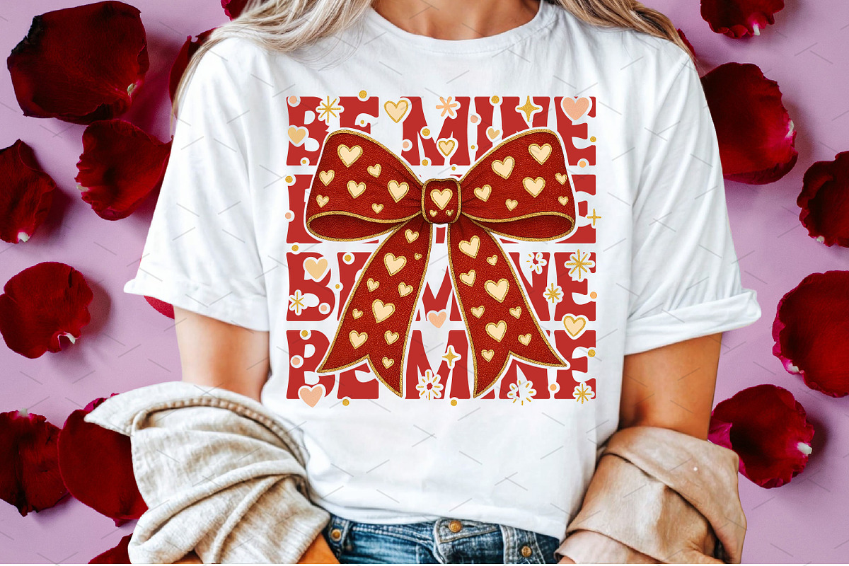 Be Mine Valentine Coquette Heart PNG, an Illustration by Libby Wishes (Photo 6 of 6)