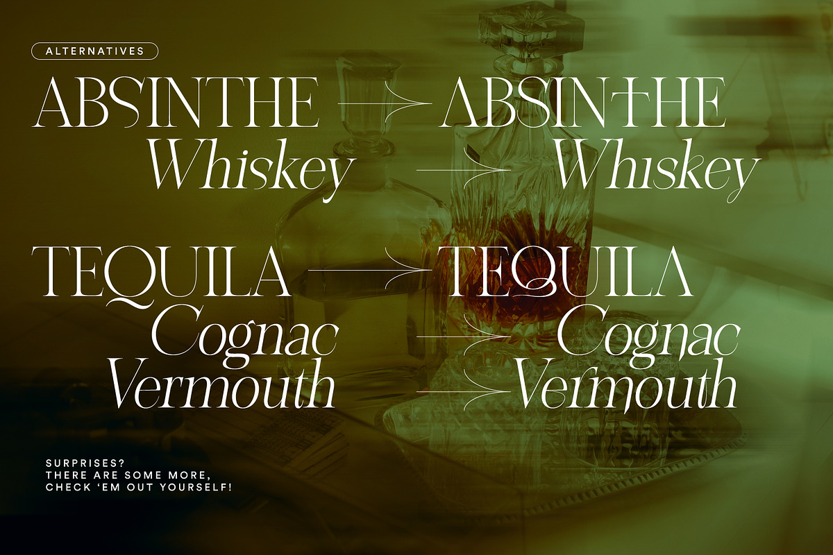 ABSINTIO - Stylish Classic Typeface, a Serif Font by One Pillar Studio (Photo 6 of 8)