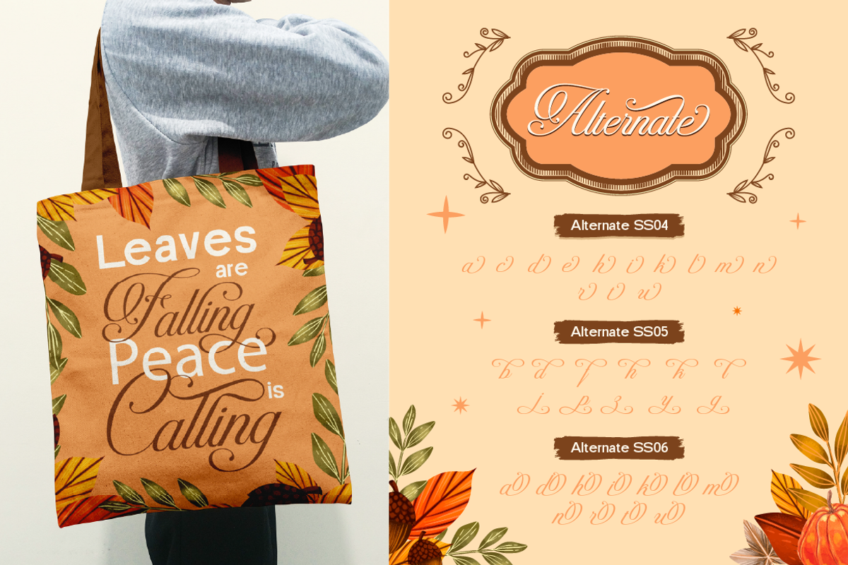 Emasline Goldenstone, a Sans Serif Font by Burntilldead (Photo 8 of 12)