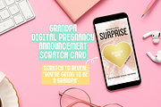 Grandpa Pregnancy Reveal Card, an Email Template by SunshineStudioBoutique (Thumbnail 1 of 7)