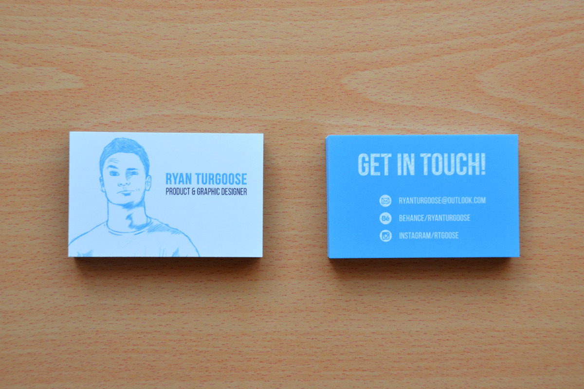 Sketched Business Card Template, a Business Card Template by rtgoose (Photo 5 of 5)