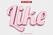 Like you editable text effect, a Layer Style Add-On by Hello Muh (Thumbnail 1 of 2)
