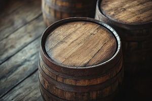 Wine barrels in the cellar, a Food & Drink Photo by AlyaAnd
