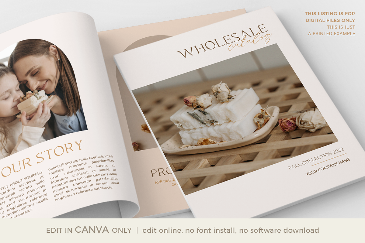CANVA Wholesale Catalog Template, a Magazine Template by Digiluxe (Photo 6 of 7)