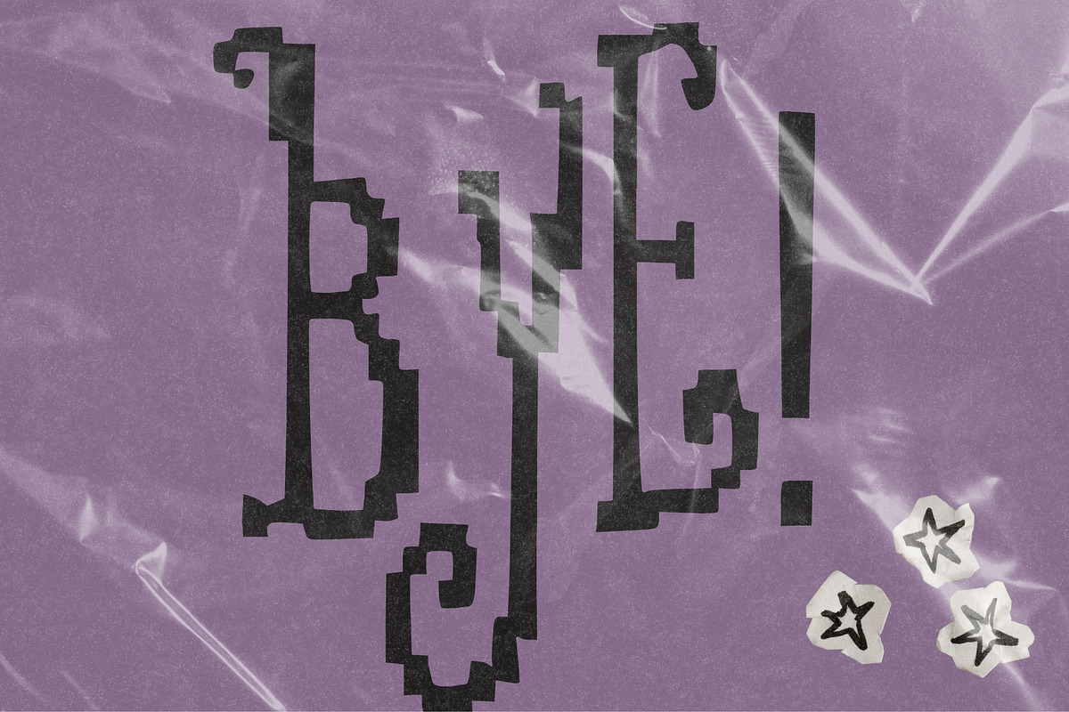 Pixeldrunk Pixel Display Font, a Handwritten Font by The October Creative (Photo 8 of 8)