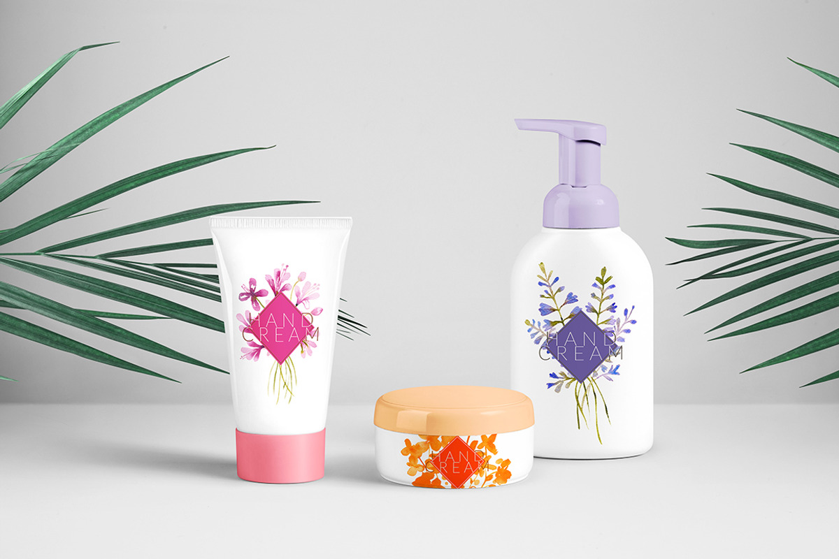 Watercolor Bouquets Set, an Illustration by Bibela (Photo 7 of 8)