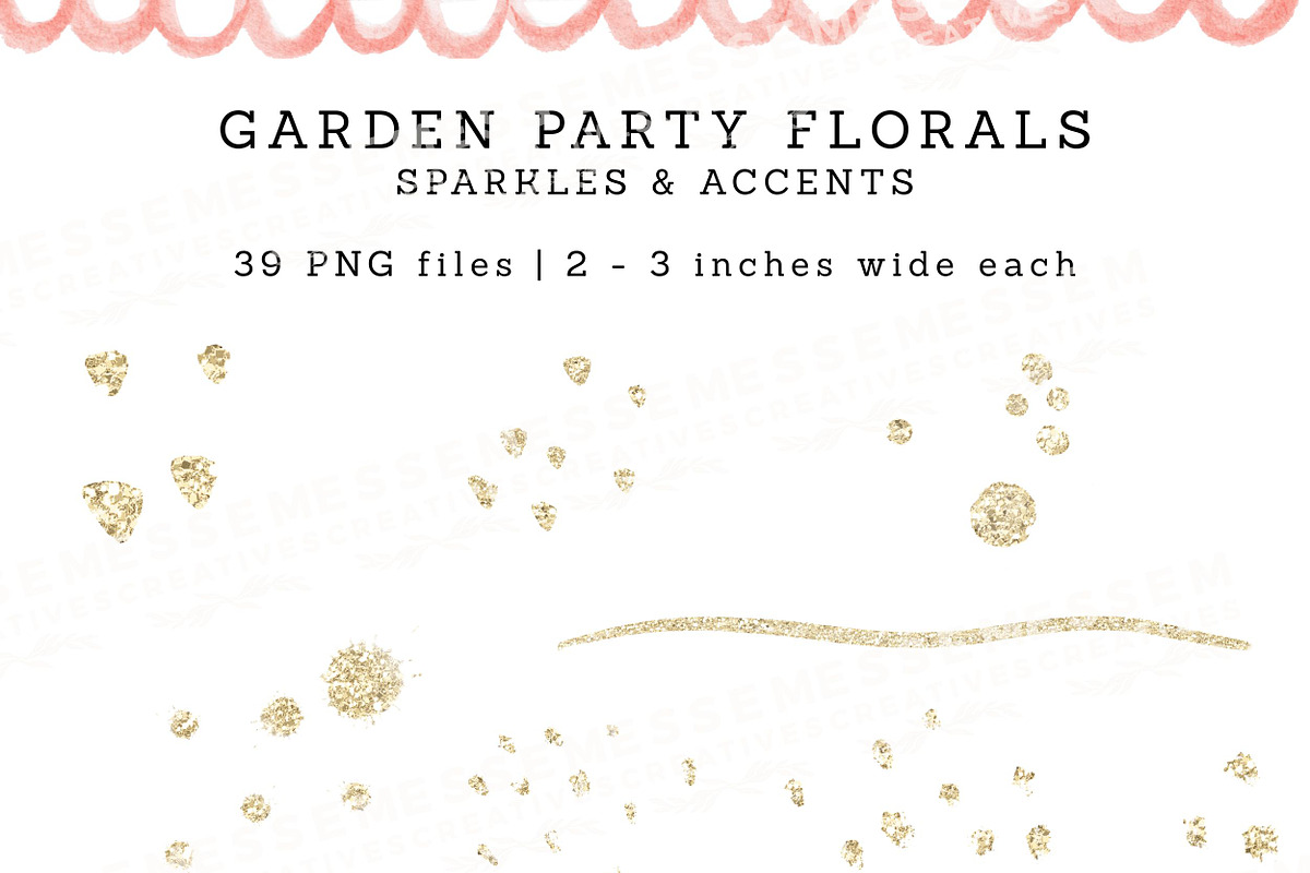 Garden Party Florals PNG Design Kit, a Decorative Illustration by Essem Creatives (Photo 8 of 11)