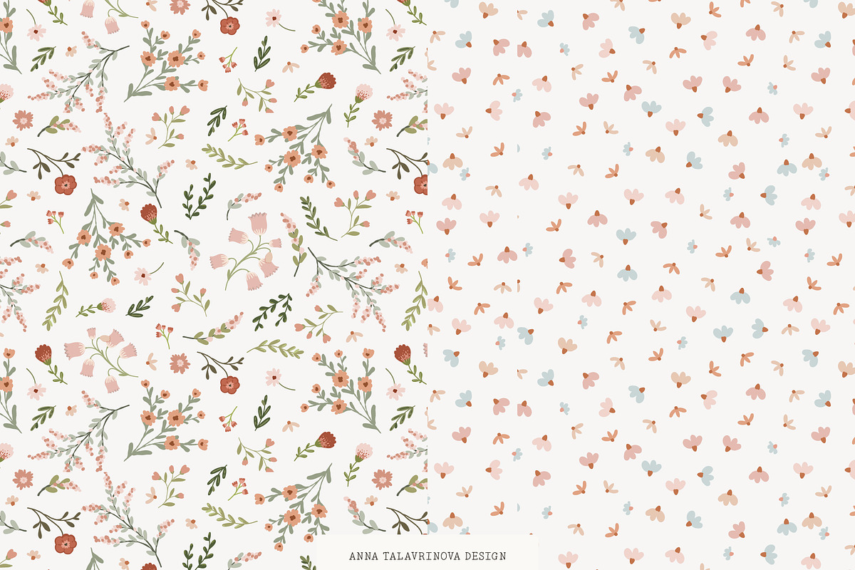 Spring Eternal seamless pattern pack, a Graphic by Cozy pattern shop (Photo 4 of 6)