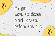 twice bake potatoes - Font Trio, a Font by takoliko (Thumbnail 8 of 16)