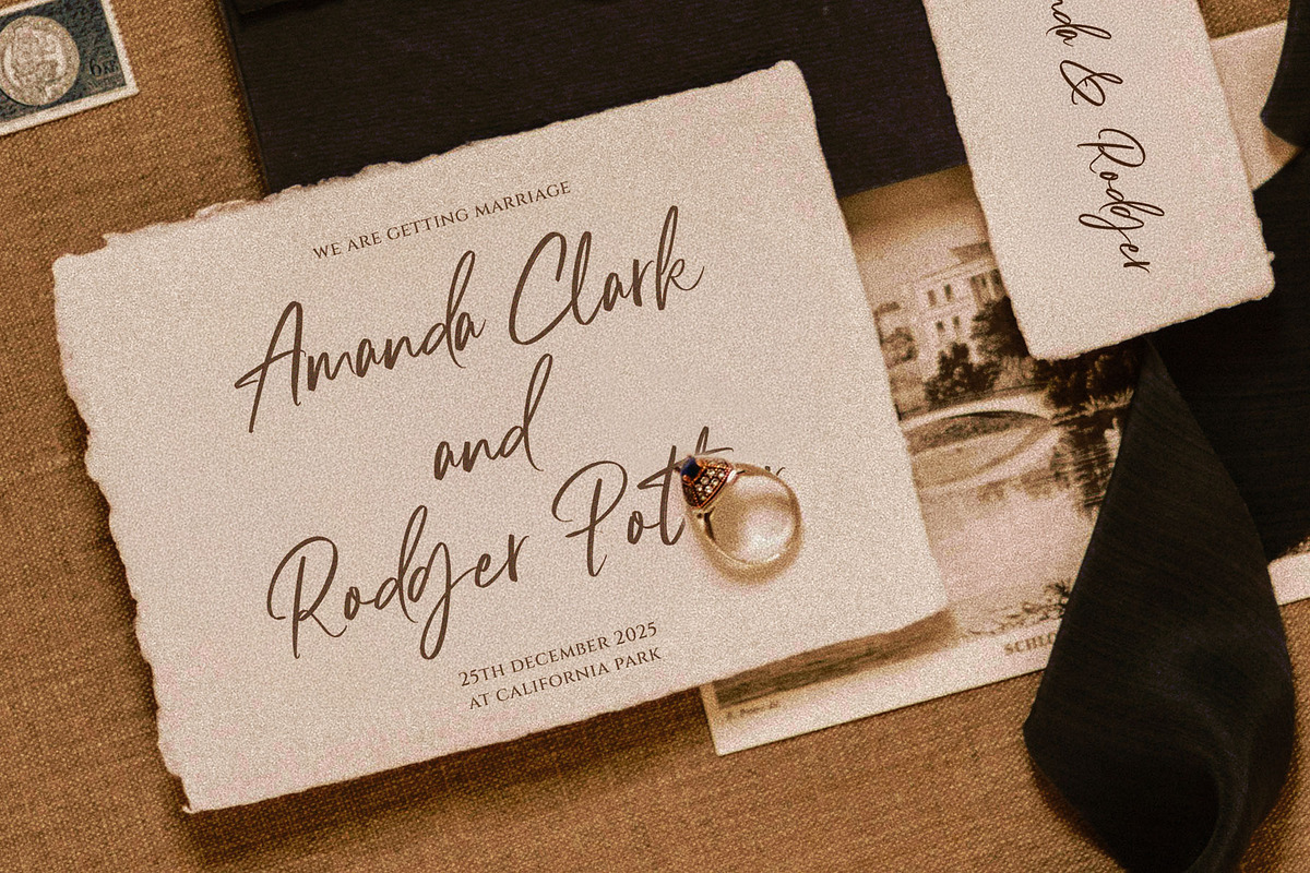 Hatichaly Classy Signature Brush Fon, a Script Font by RantautypeStudio (Photo 10 of 17)