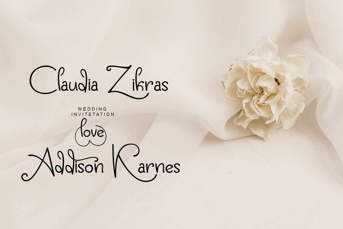 Vanie Karabinya Love, a Script Font by Bramcreative (Photo 5 of 10)