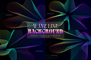 Abstract Waves Line Background, a Background Graphic by Artlogs x Modaldesain (Thumbnail 1 of 5)