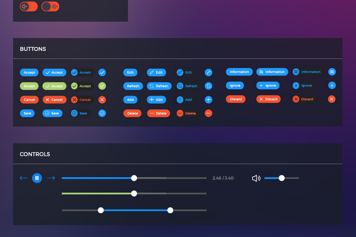 Transparent Dashboard UI Kit, an UI Kit Template by Cosmic Motive (Photo 5 of 5)