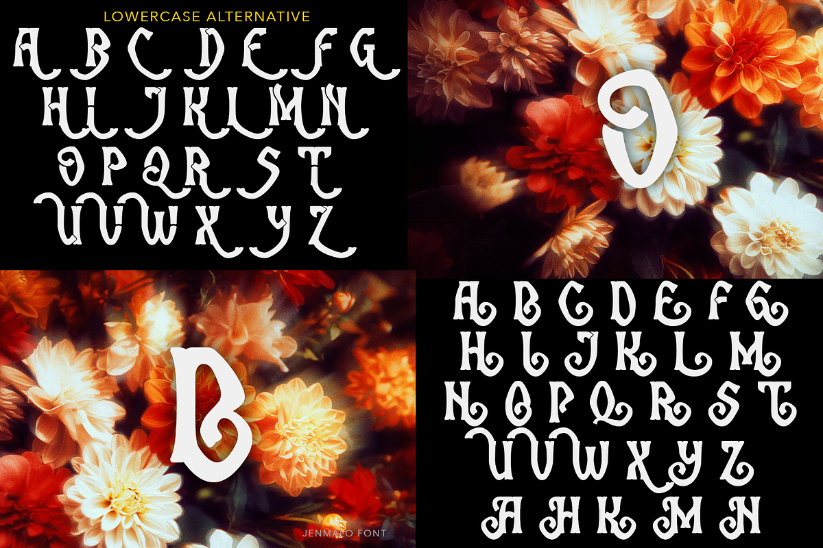 Jenmalo Display Font, a Blackletter Font by TypeClassHeroes (Photo 14 of 15)