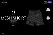 MOKITUP: Mesh Short Mockup, a Bottom Mockup by MOKITUP (Thumbnail 1 of 4)