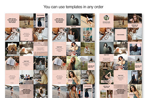 CANVA Pink Instagram Templates