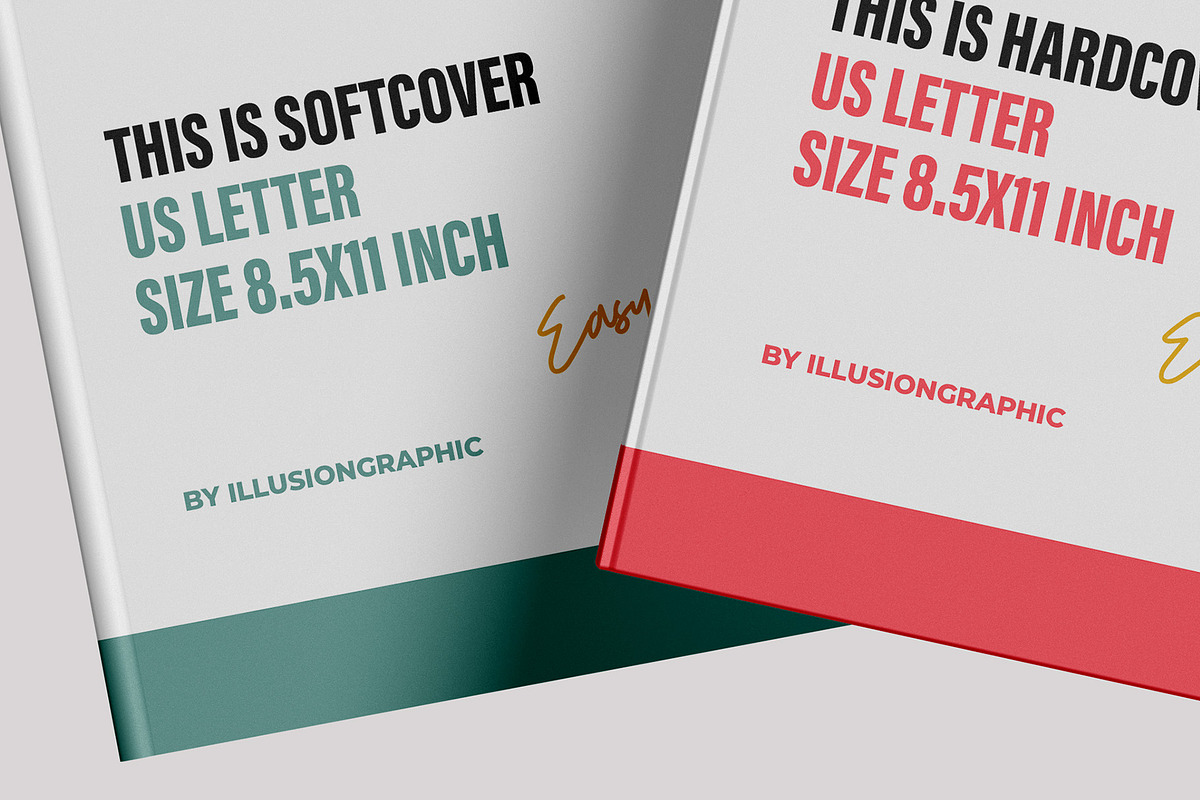 Hardcover and Softcover Books Mockup, a Books & Magazine Mockup by Illusiongraphic (Photo 17 of 22)