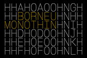Borneu Mono Regular, a Sans Serif Font by BorneuStd (Thumbnail 2 of 10)