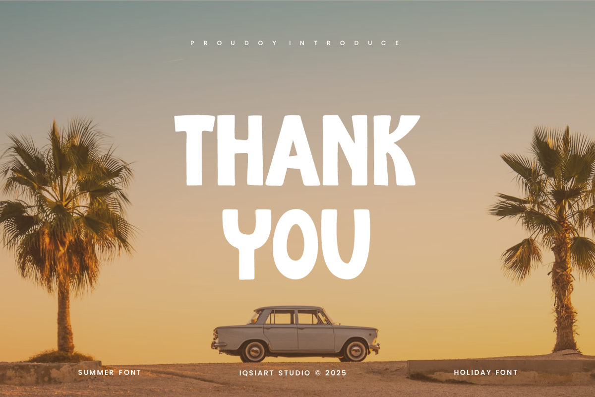 Summer Ruzhter Font, a Sans Serif Font by Iqsiart Studio (Photo 5 of 6)