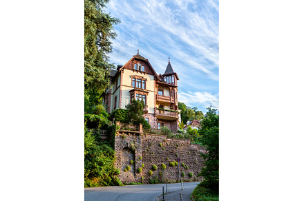 Traditional house in Heidelberg, an Architecture Photo by Leonid Andronov