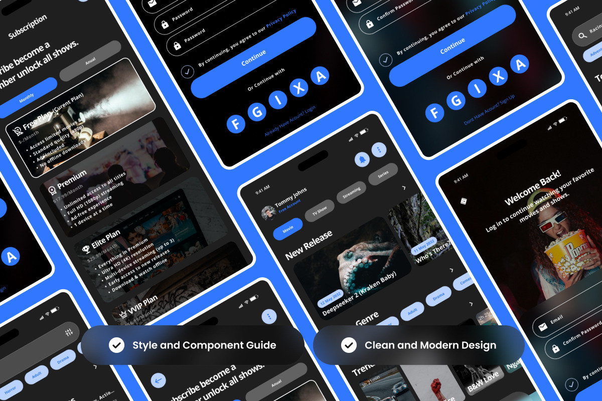 iVision – Video Streaming Mobile App, an App Template by productype1 (Photo 3 of 5)
