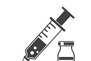 Vaccination Concepts with Syringe, a Healthcare Illustration by TAlex (Thumbnail 2 of 6)