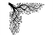 50 Tree Branch Corner Silhouette, a Decorative Illustration by Amazin_art (Thumbnail 15 of 27)