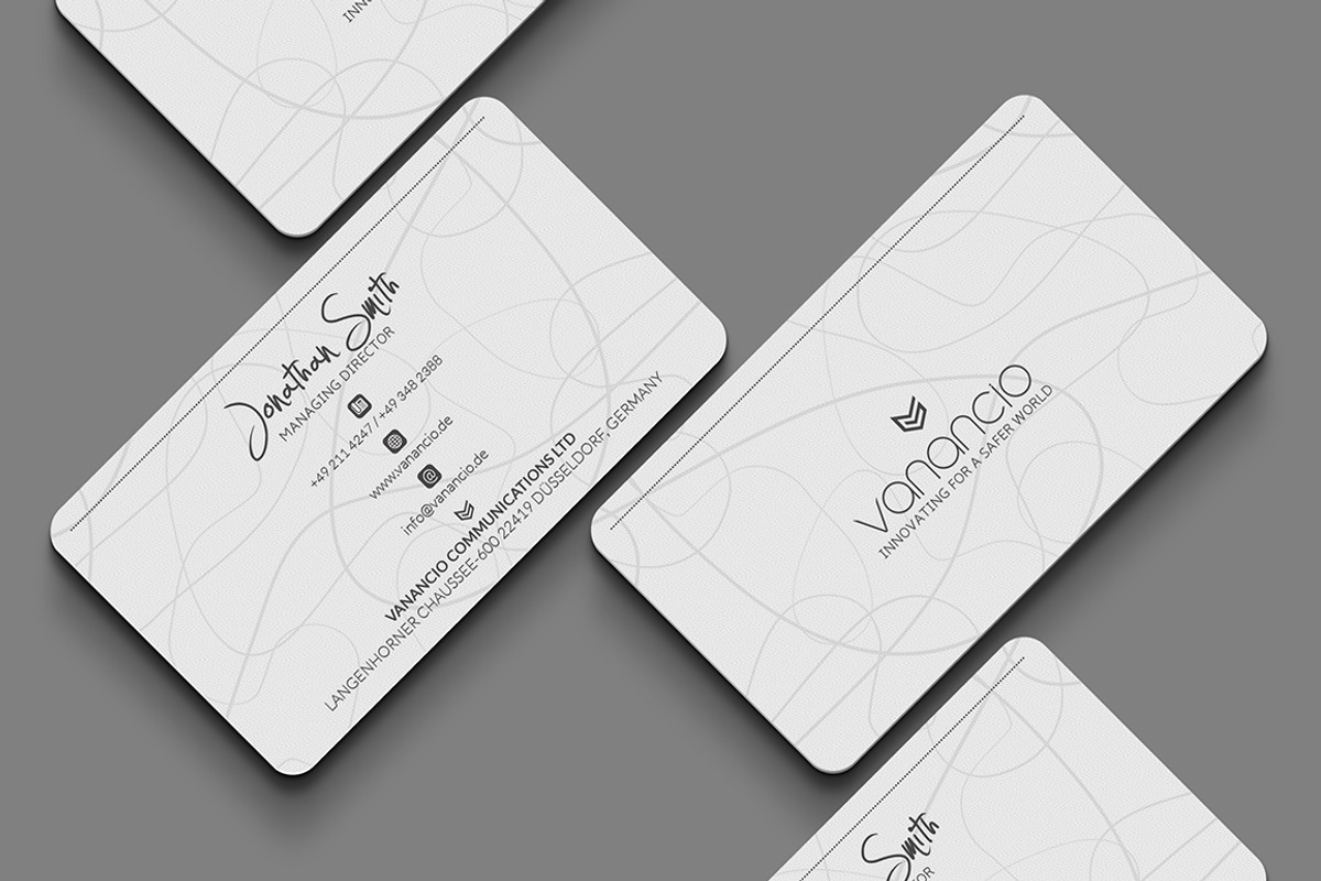 Minimal Business Card, a Business Card Template by Marvel (Photo 4 of 4)