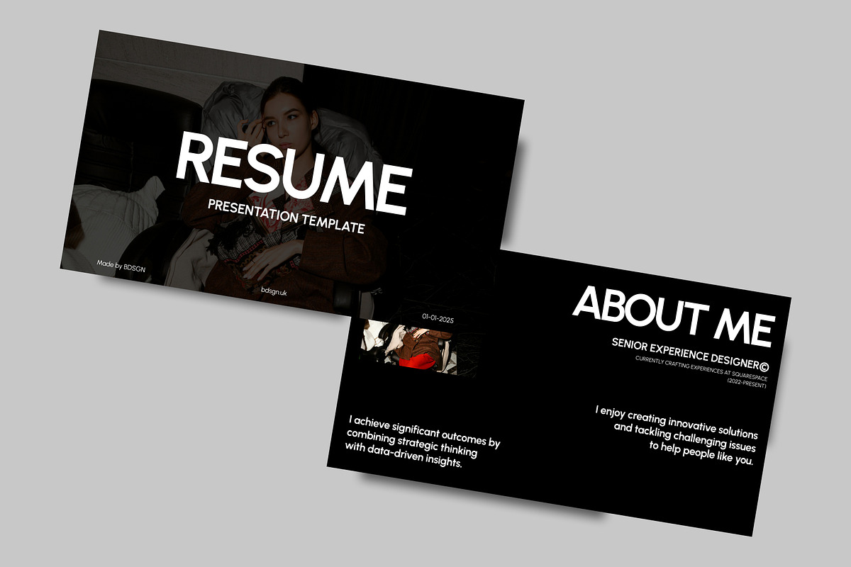 FIGMA - Resume Presentation, a Presentation Template by bonjourdsgnco (Photo 5 of 5)