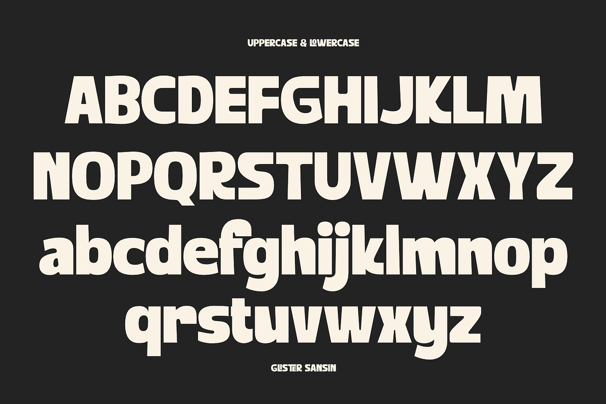 Glister Sansin - Display Font, a Font by Khoir (Photo 5 of 9)