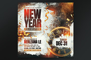 2 New Year Flyer Bundle, a Flyer Template by Tarommir (Thumbnail 3 of 5)