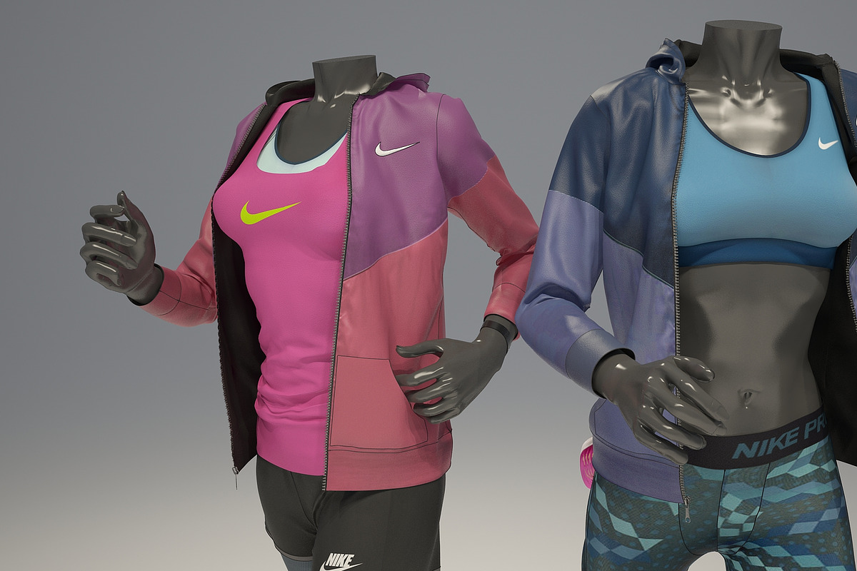 Female mannequin FULL PACK, a Characters & Person 3D Model by mrGarret (Photo 14 of 21)