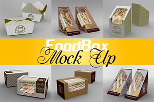 SandWich Boxes Mock-Up