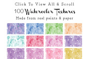100 Hand Painted Watercolor Textures, a Texture Graphic by Artfanaticus (Thumbnail 4 of 5)
