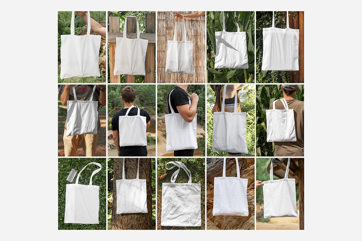 35 Canvas Tote Bag Mockups Pack, a Product Mockup by Mint Mockups (Photo 5 of 6)