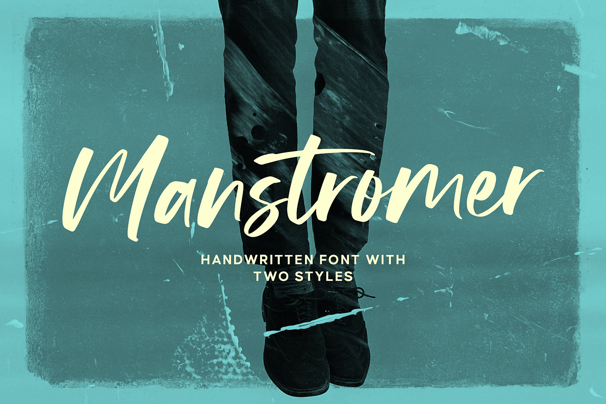 Manstromer Font, a Script Font by trustha (Photo 1 of 10)