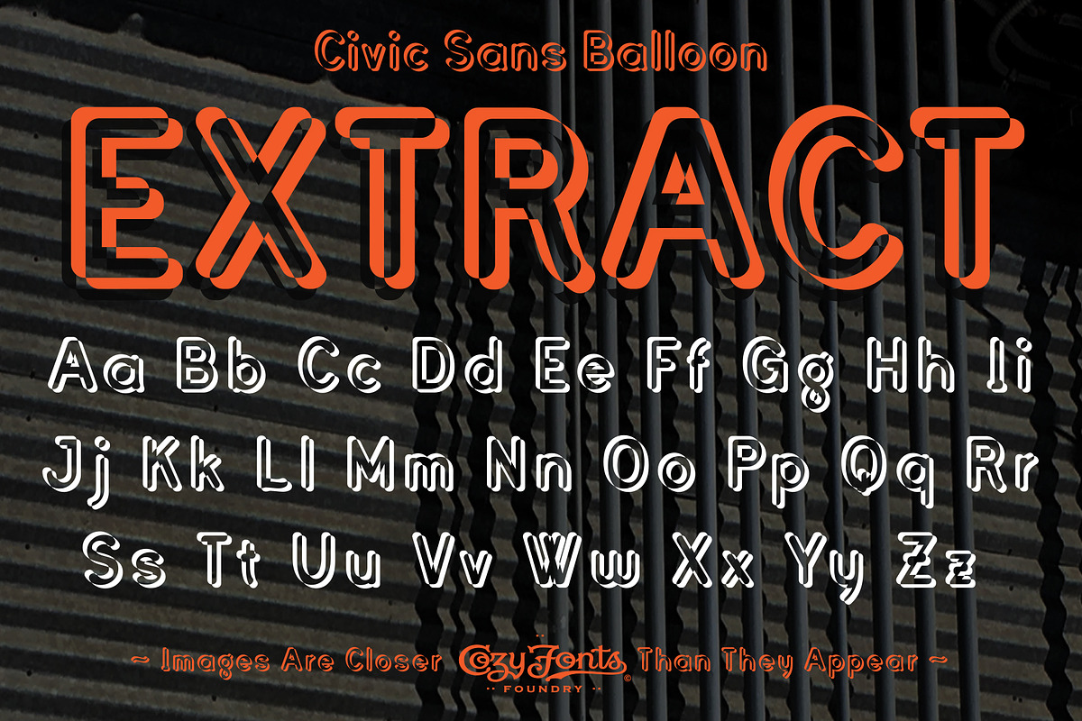 Civic Sans Balloon Extract