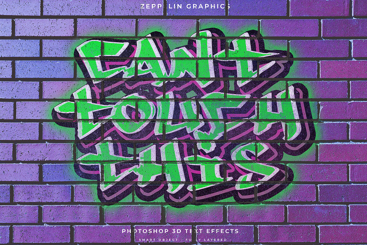 90s Text Effects, a Layer Style Add-On by Graphicdome (Photo 11 of 17)