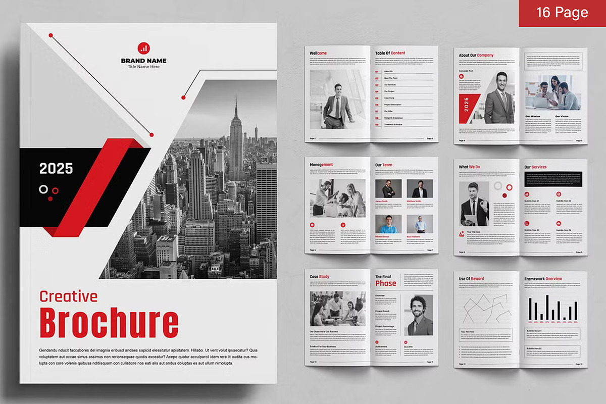 Brochure Bundle, a Brochure Template by ContestDesign (Photo 7 of 42)