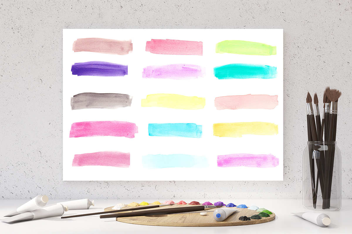70% OFF watercolor clipart bundle, an Illustration by Pinkinks (Photo 5 of 9)