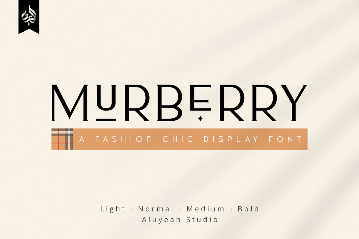 Murberry Modern Display Font