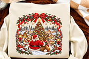 Santa and Reindeer Christmas, a Seasonal Illustration by Craft Nest (Thumbnail 6 of 6)