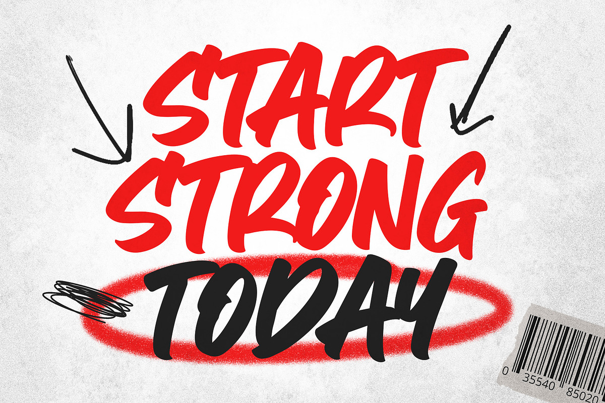 Scribox Marker – Bold Street Brush, a Handwritten Font by decographstud (Photo 5 of 8)