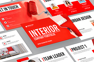 Interior Portfolio Presentation, a Presentation Template by Mighty-Slide
