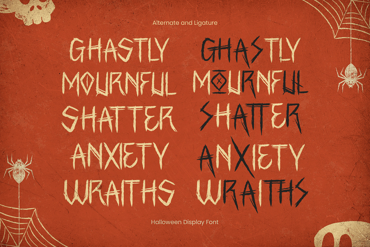 Ghosoul - Halloween Typeface, a Handwritten Font by Inviline.co (Photo 3 of 15)
