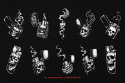 10 Bundle Dark Art Lighter Fire Flam, an Illustration by Morspective (Thumbnail 6 of 7)