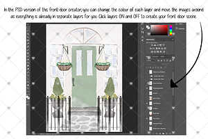 Watercolour Front Door Creator,