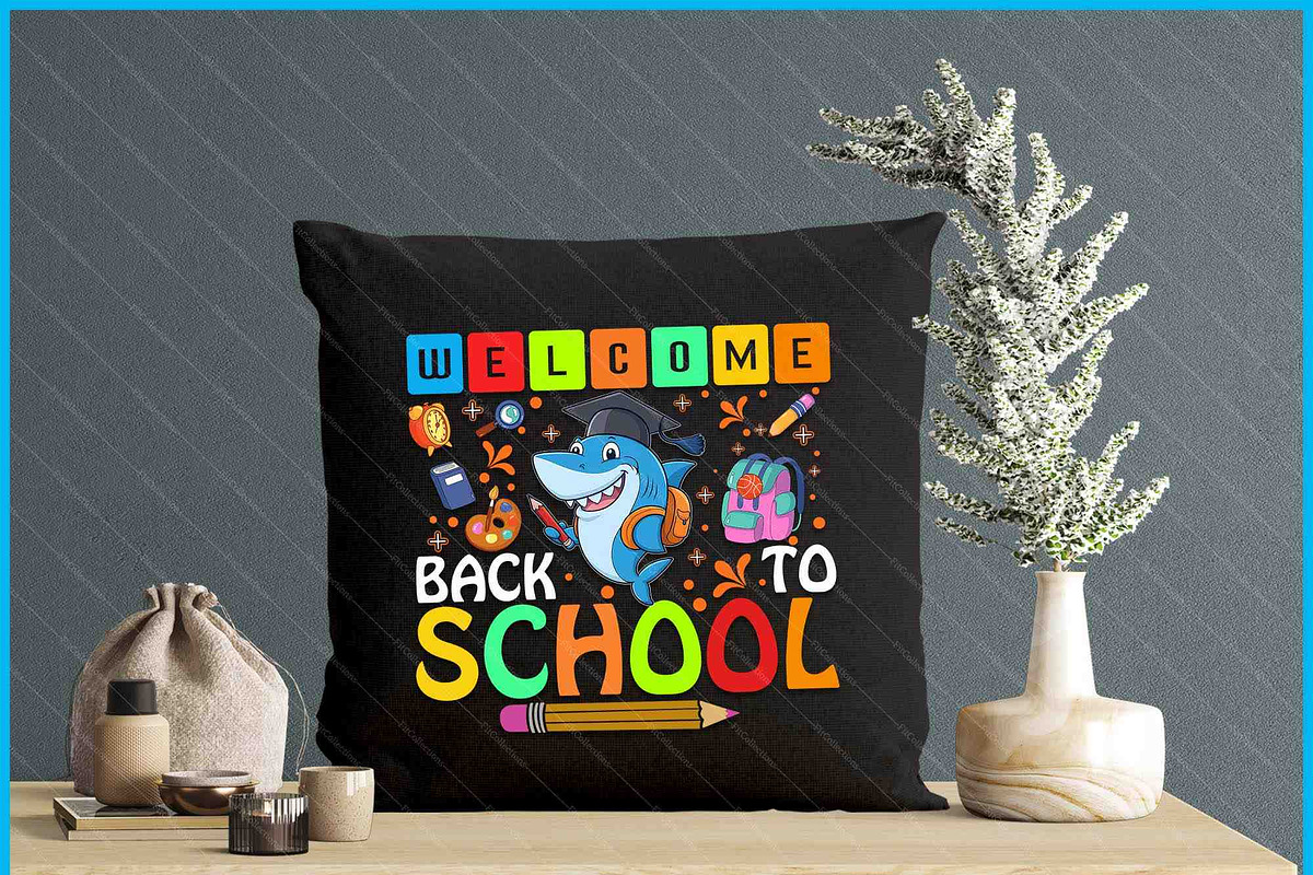Welcome Back To School Shark Lover, a Graphic by Creativeusart (Photo 4 of 4)