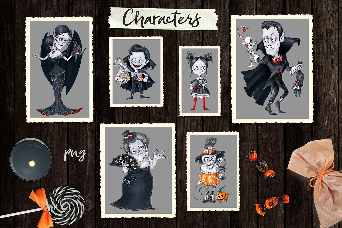 Halloween Party, a Decorative Illustration by Yuliya Art (Photo 2 of 10)