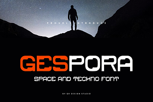 Gespora - Space & Tech Font